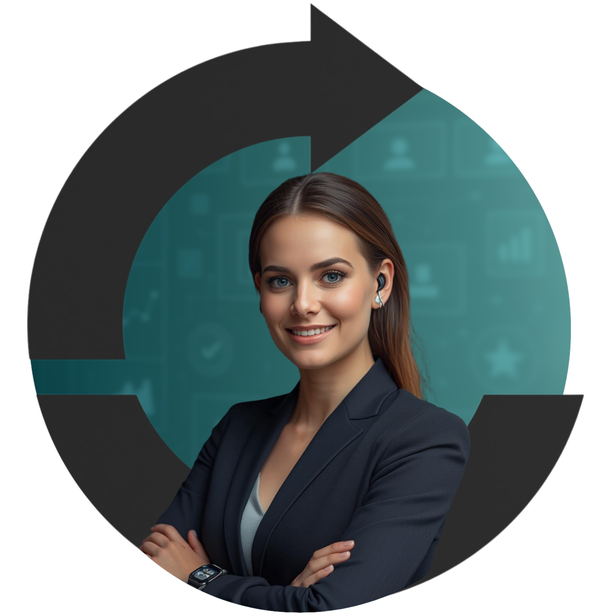 AI receptionist automation system for customer communication